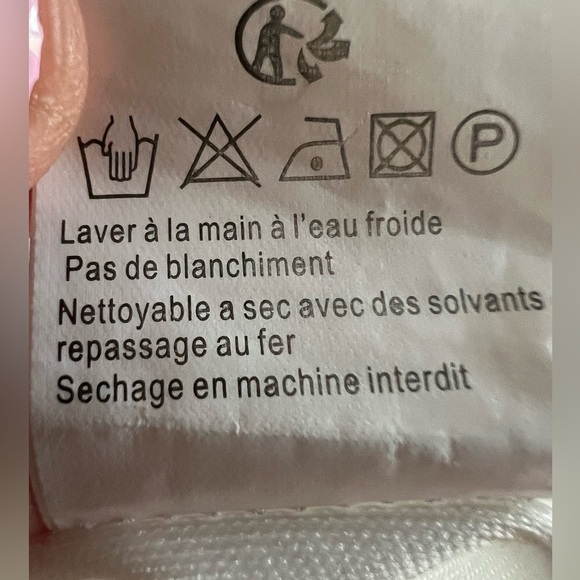 Azaka Paris white lacy crochet grecian sundress sz M/L tassels coquette - Picture 14 of 14